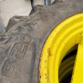 John Deere wheels and tyres 150mm hub 520/70/38