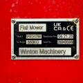 NEW Winton 1.75M flail mower  hydraulic side shift