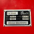 NEW WINTON 1.25 M heavy duty flail mower
