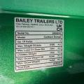 NEW BAILEY CD10 10 ton dump trailer
