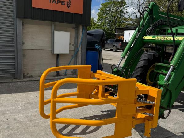 New soft hand bale handler On euro brackets